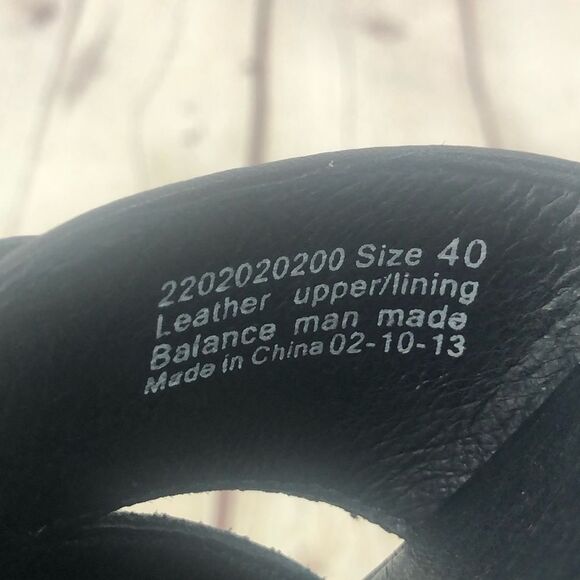 Dansko Black Leather Sandals Women's EU 40 - Picture 8 of 12